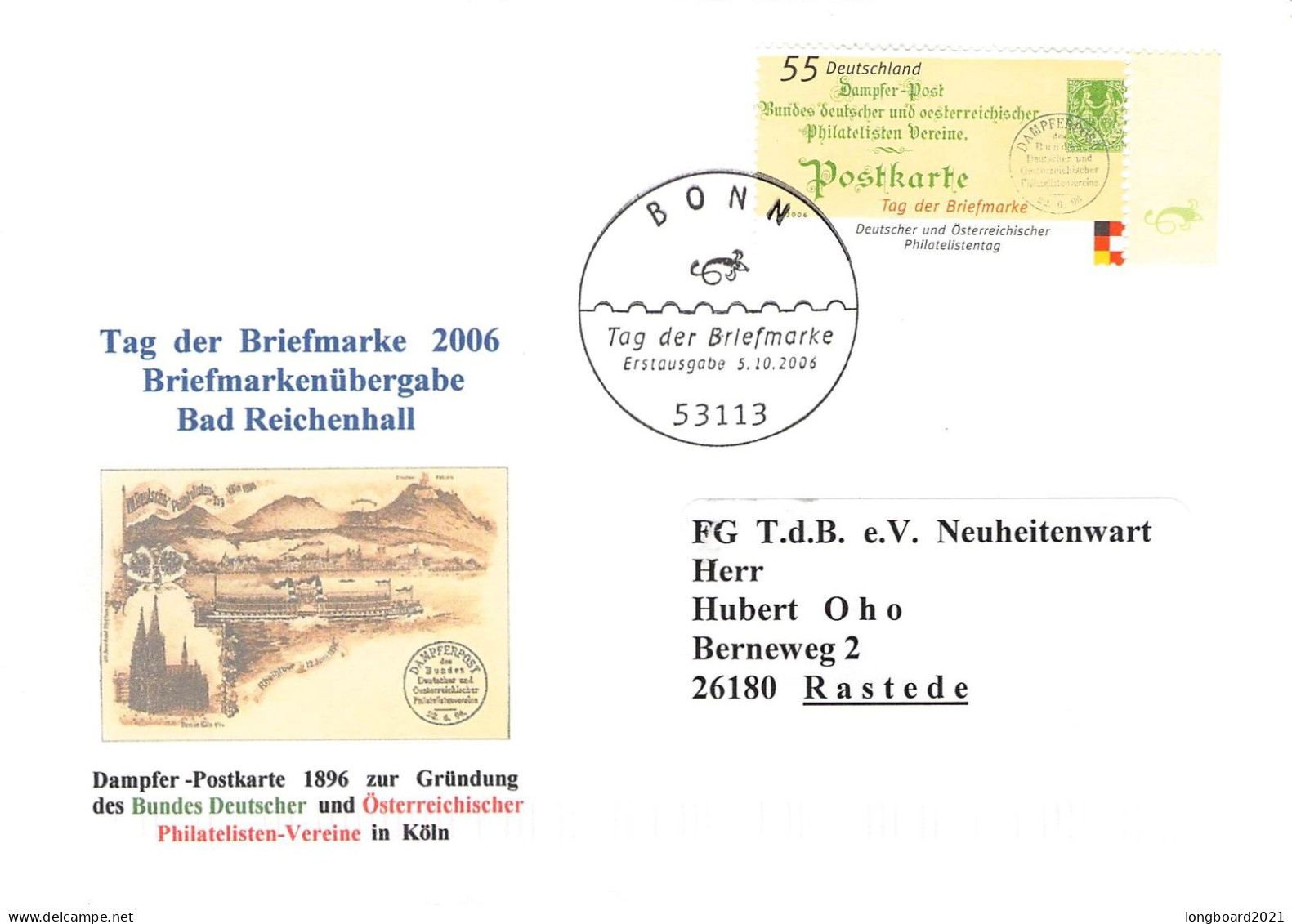 BR DEUTSCHLAND - KLEINE SAMMLUNG BRIEFE UM 2006 / 4084