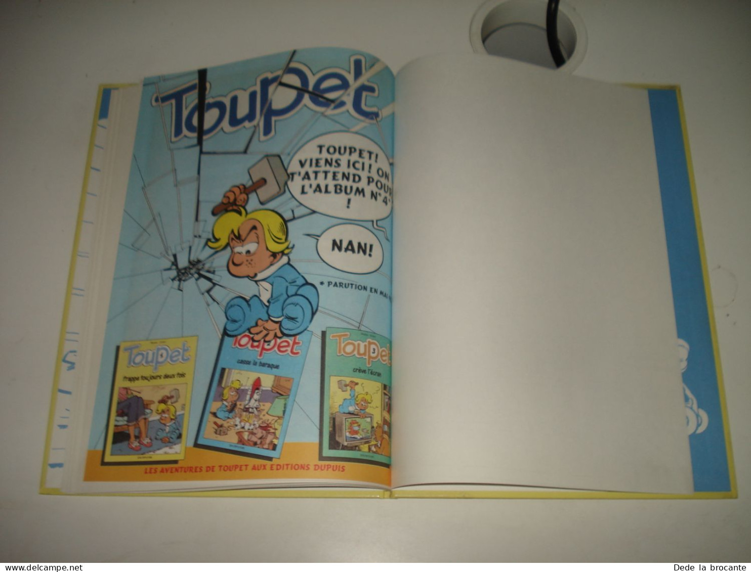 C38 / Toupet " En tient une couche " E.O publicitaire Pampers de 1979