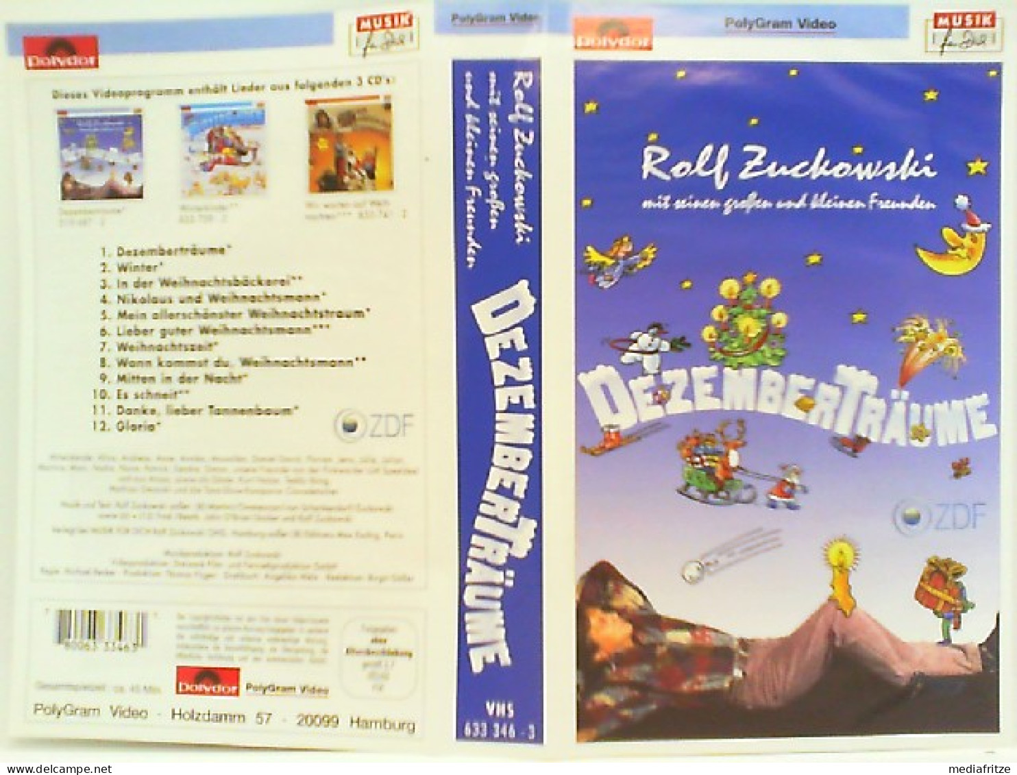 Rolf Zuckowski - Dezemberträume [VHS] - Sonstige & Ohne Zuordnung