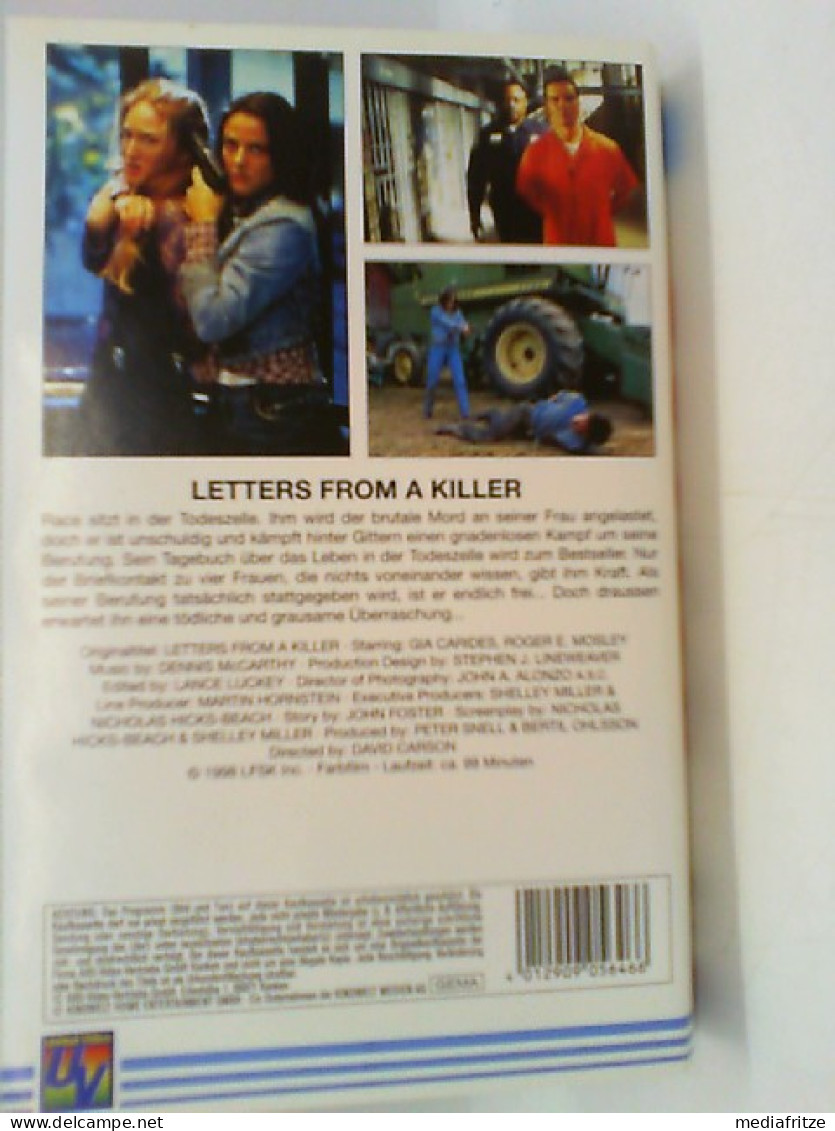 Letters From A Killer [VHS] - Andere & Zonder Classificatie