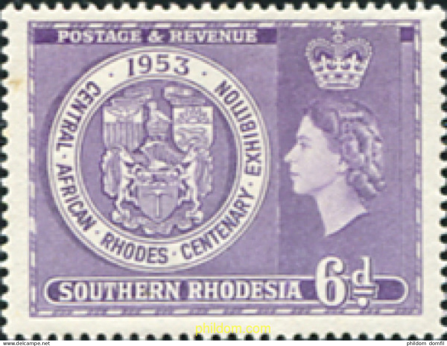 355337 MNH RODESIA DEL SUR 1953 ANIVERSARIO - Southern Rhodesia (...-1964)