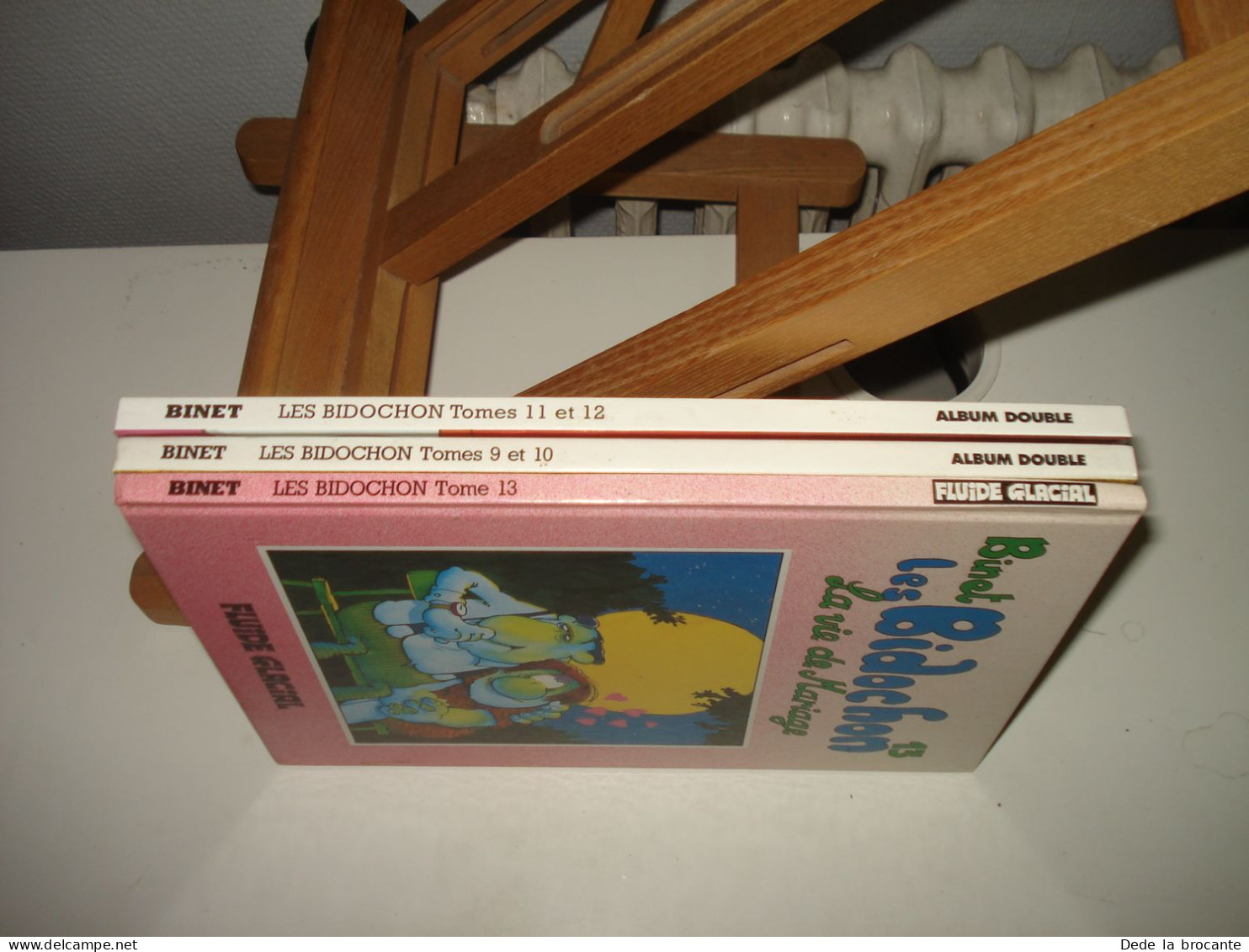 C38 / Lot " Bidochon " 3 BDs 5 Titres - 1 E.O Album Simple + 2 Re Album Double - Bidochon, Les