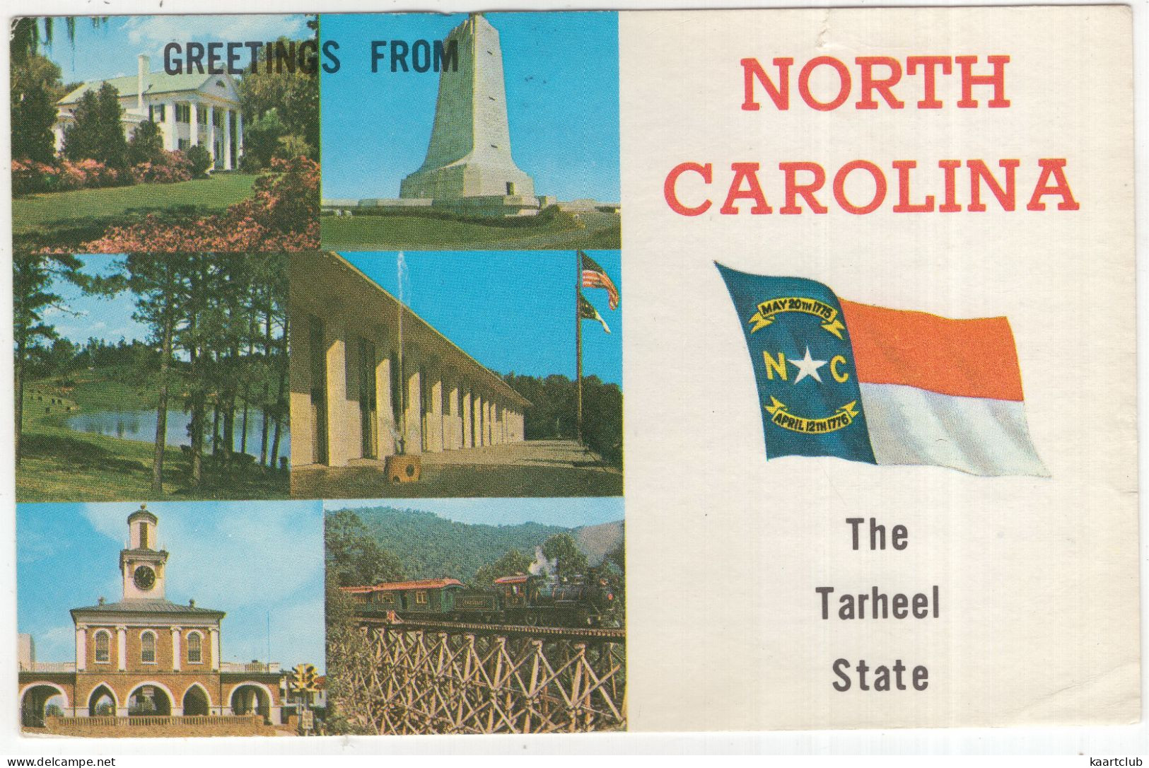 Greetings From North Carolina, The Tarheel State  - (NC, USA) - Autres & Non Classés