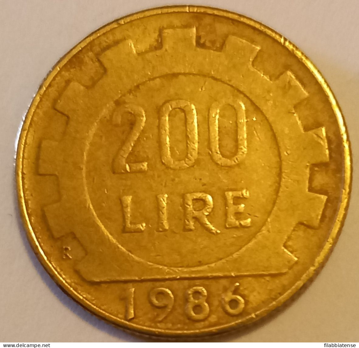 1986 - Italia 200 Lire   ----- - 200 Lire