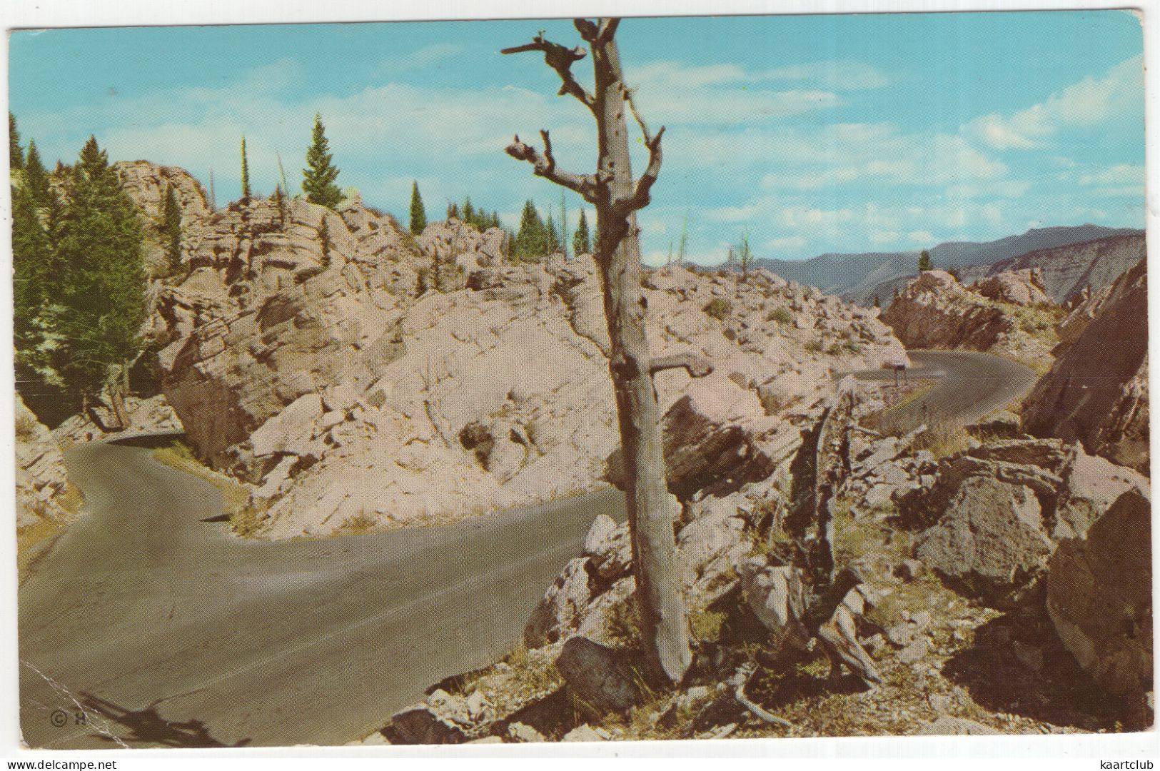 Hoodoos And Silver Gate Between Mammoth And Golden Gate In Yellowstone National Park  - (CA, USA) - 1971 - Yosemite