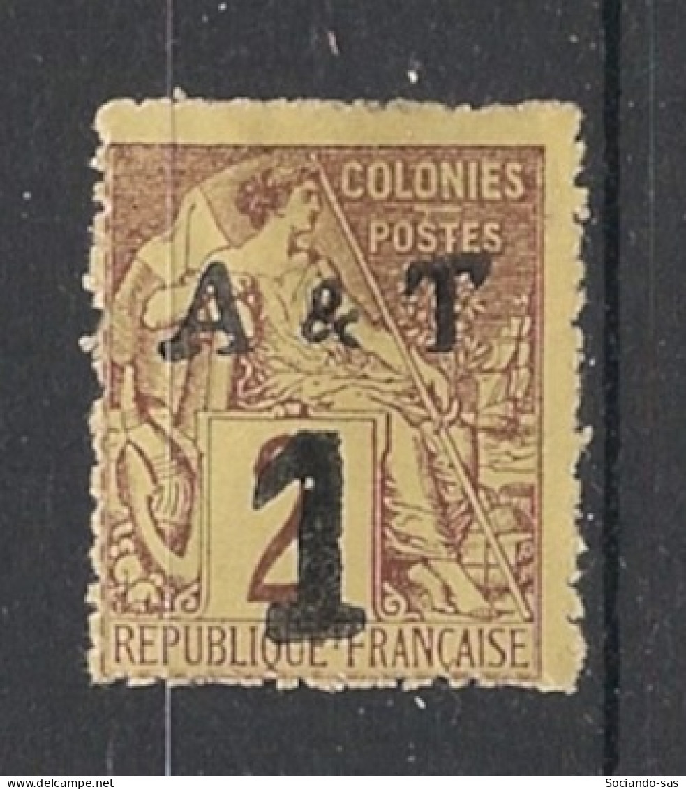 ANNAM ET TONKIN - 1888 - N°YT. 1 - Type Alphée Dubois 1 Sur 2c Lilas-brun - Neuf (*) / MNG - Unused Stamps