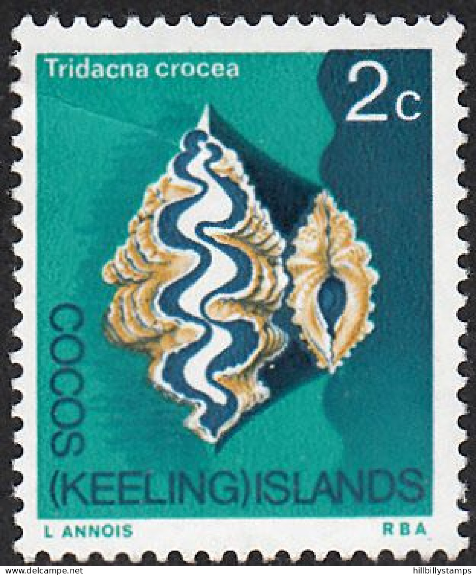 COCOS ISLANDS  SCOTT NO 9   MNH   YEAR 1969 - Kokosinseln (Keeling Islands)