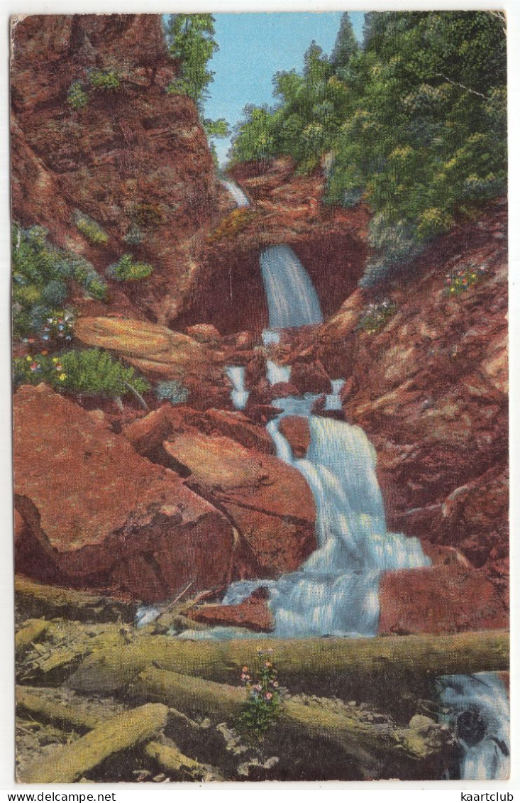 Doughnut Falls, Big Cottonwood Canyon In The Wasatch National Forest, Utah - (UT, USA) - 1965 - Salt Lake City