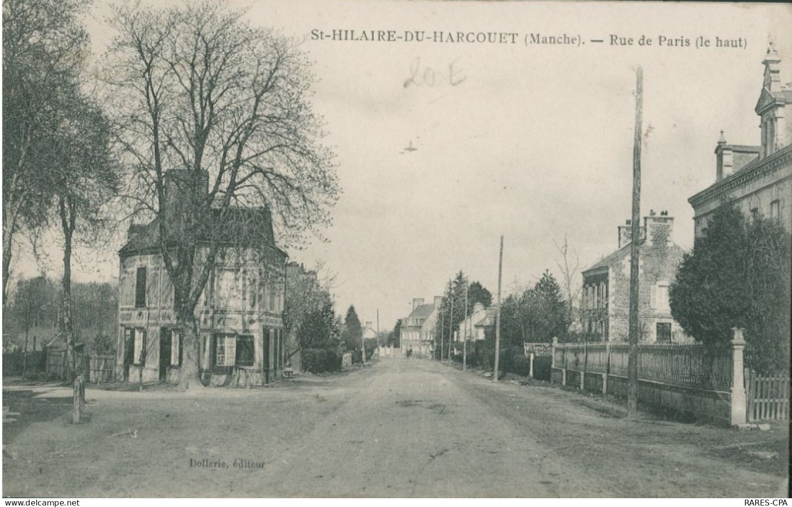 50 SAINT HILAIRE DU HARCOUET - RUE DE PARIS (le Haut) - Sonstige & Ohne Zuordnung