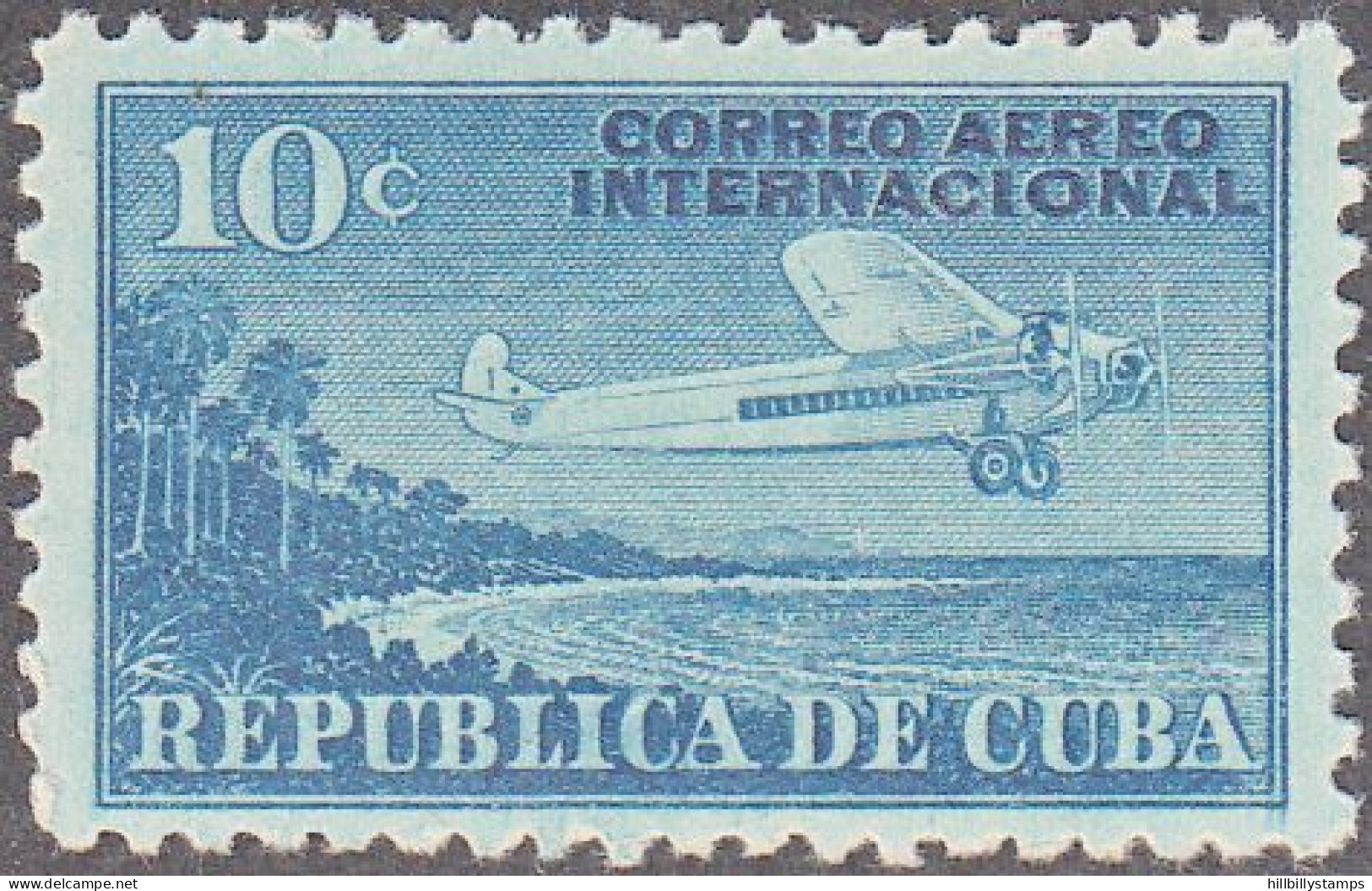 CUBA  SCOTT NO C5  MINT HINGED  YEAR 1931 - Poste Aérienne