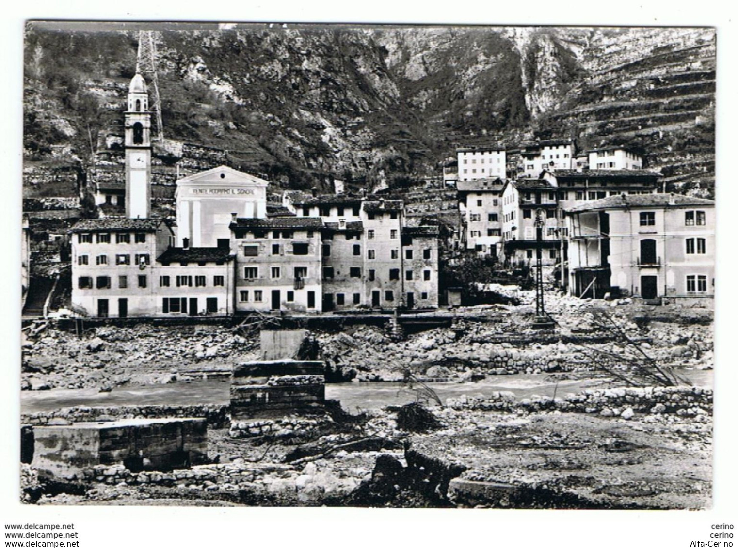 COSTA (VI):  PASSERELLA  DOPO  L' ALLUVIONE  DEL  4-11-1966  -  FOTO  -  FG - Overstromingen