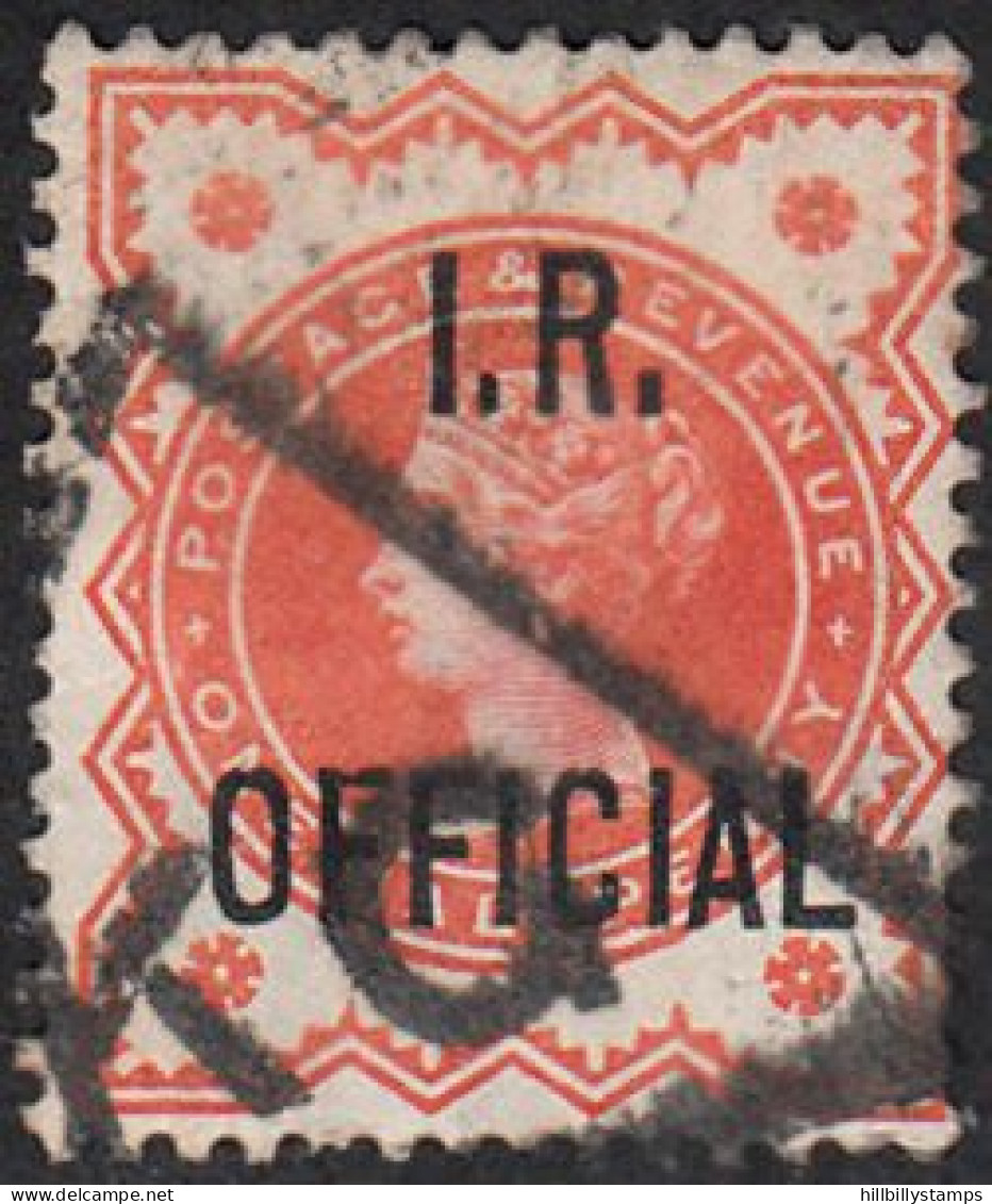 GREAT BRITAIN  SCOTT NO 011 USED  YEAR 1888 - Oficiales