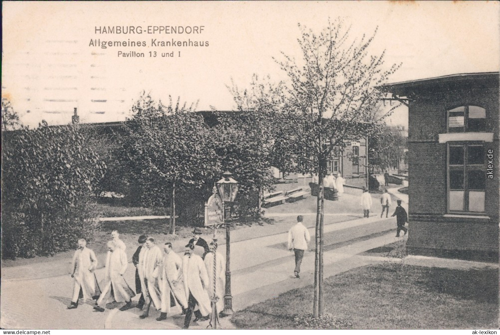 Eppendorf Hamburg Ärzte Am Allgemeinen Krankenhaus Pavillon 1 Und 13 1910 - Eppendorf