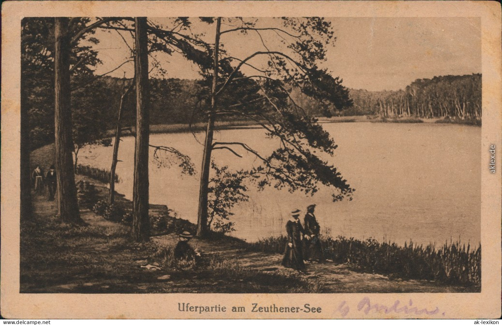 Schmöckwitz-Berlin Uferpartie Am Zeuthener See 1918  - Schmöckwitz