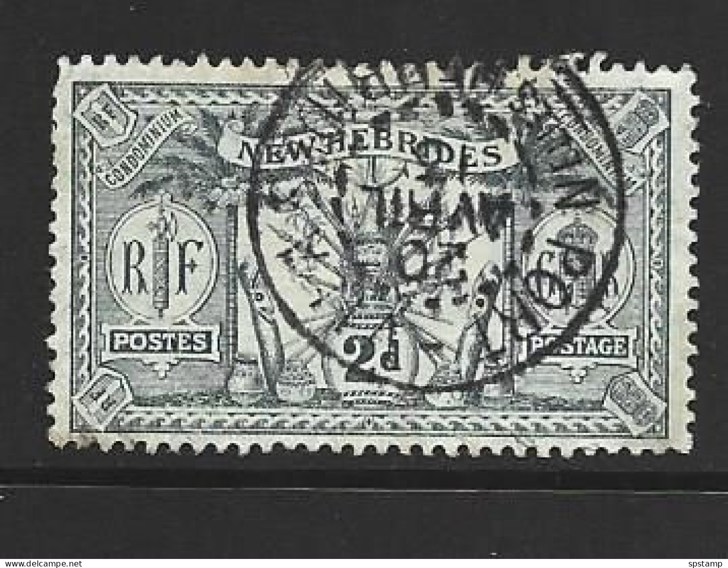 New Hebrides 1911 Definitives 2d Grey FU , SOTN 1913 Cds - Gebruikt