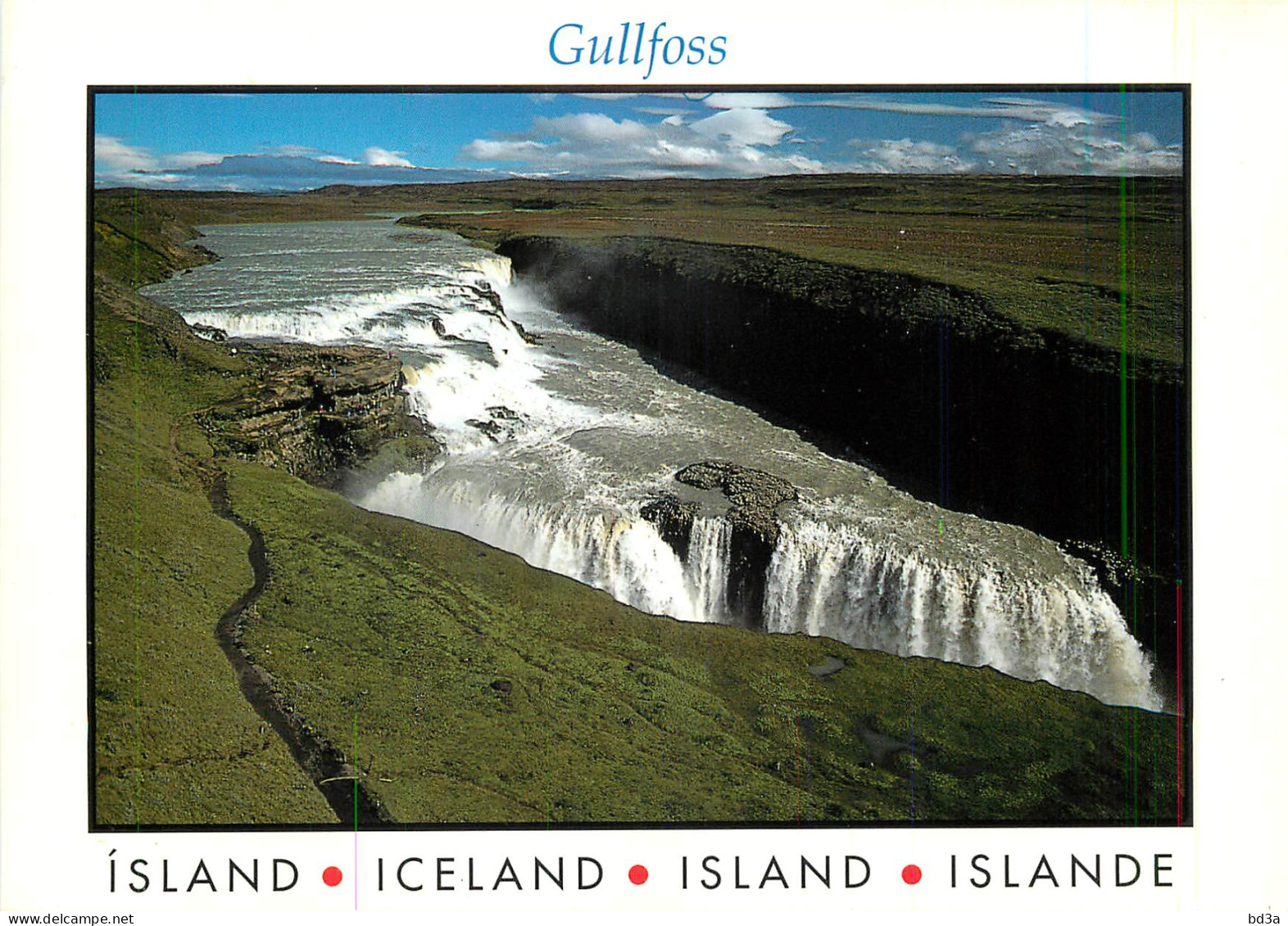 ISLAND GULLFOSS - Islande