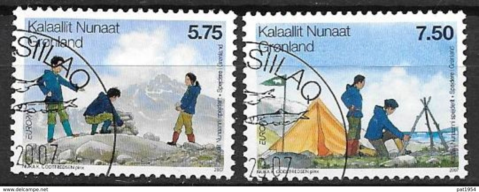 Groënland 2007 N° 459/460 Oblitérés Europa Scouts - Used Stamps