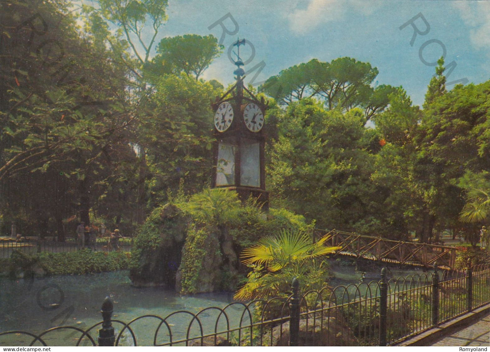 CARTOLINA  ROMA,LAZIO-VILLA BORGHESE-OROLOGIO AD ACQUA-STORIA,MEMORIA,CULTURA,IMPERO ROMANO,BELLA ITALIA,NON VIAGGIATA - Tentoonstellingen