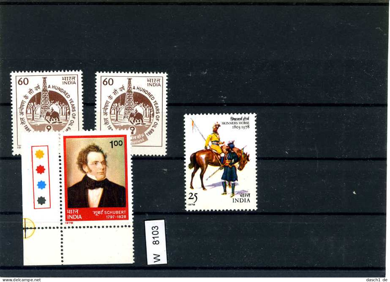 Indien, 6 Lose U.a. Postkarte  1902, Gelaufen - Verzamelingen & Reeksen