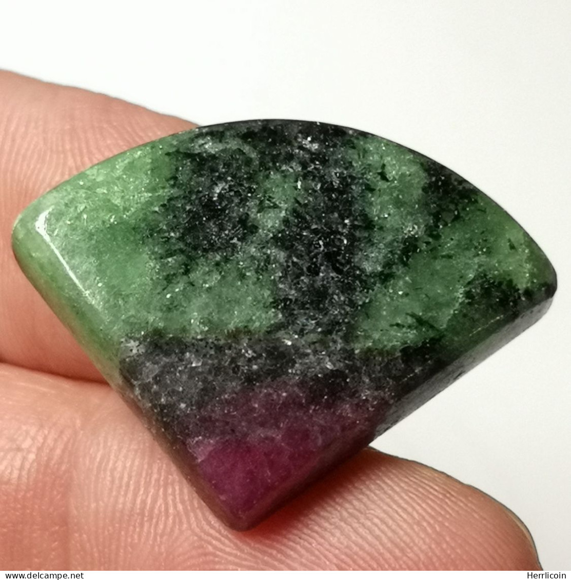 Rubis-Zoïsite Naturel D'Afrique - Cabochon 34.17 Carats - 31.5 X 24.5 X 5.7 Mm - Rubí