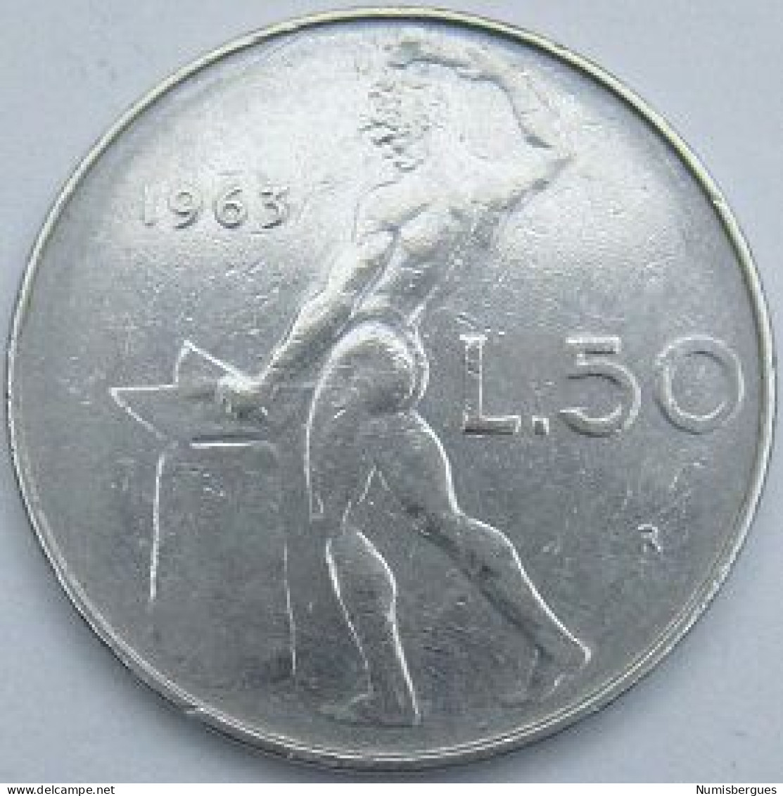 Pièce De Monnaie 50 Lire 1963 - 50 Liras