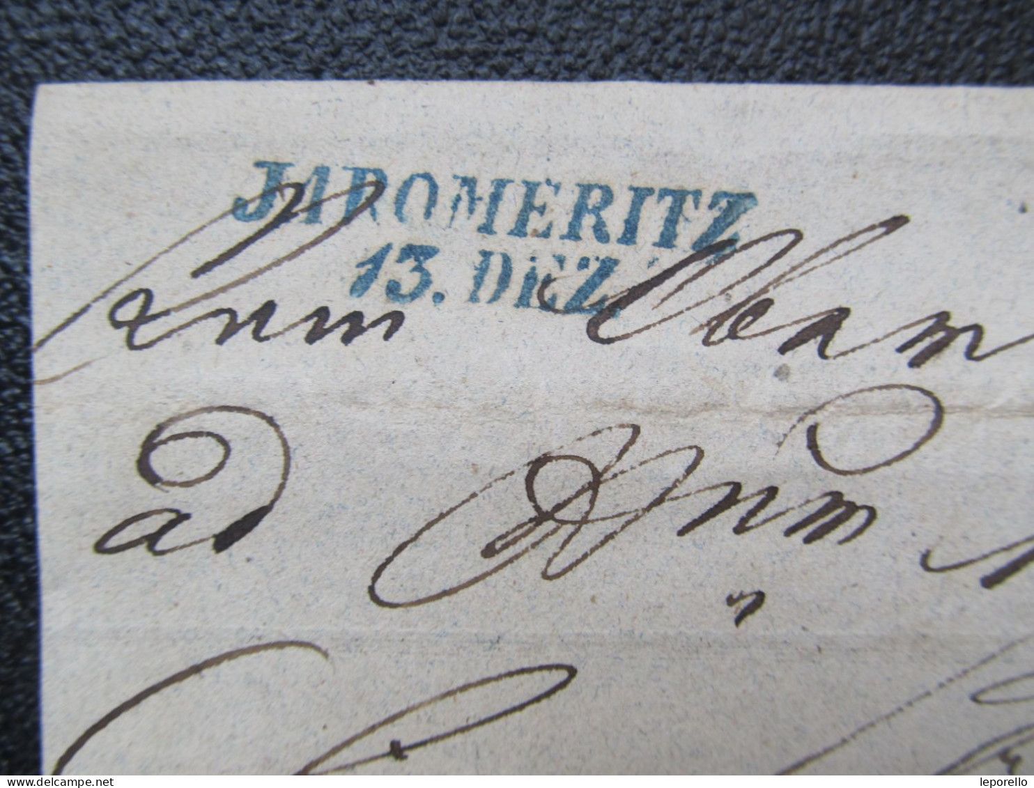 BRIEF Jaroměřice Nad Rokytnou Jaromeritz - Hradiště Pöltenberg Znaim Mähren //// R8661 - ...-1850 Préphilatélie