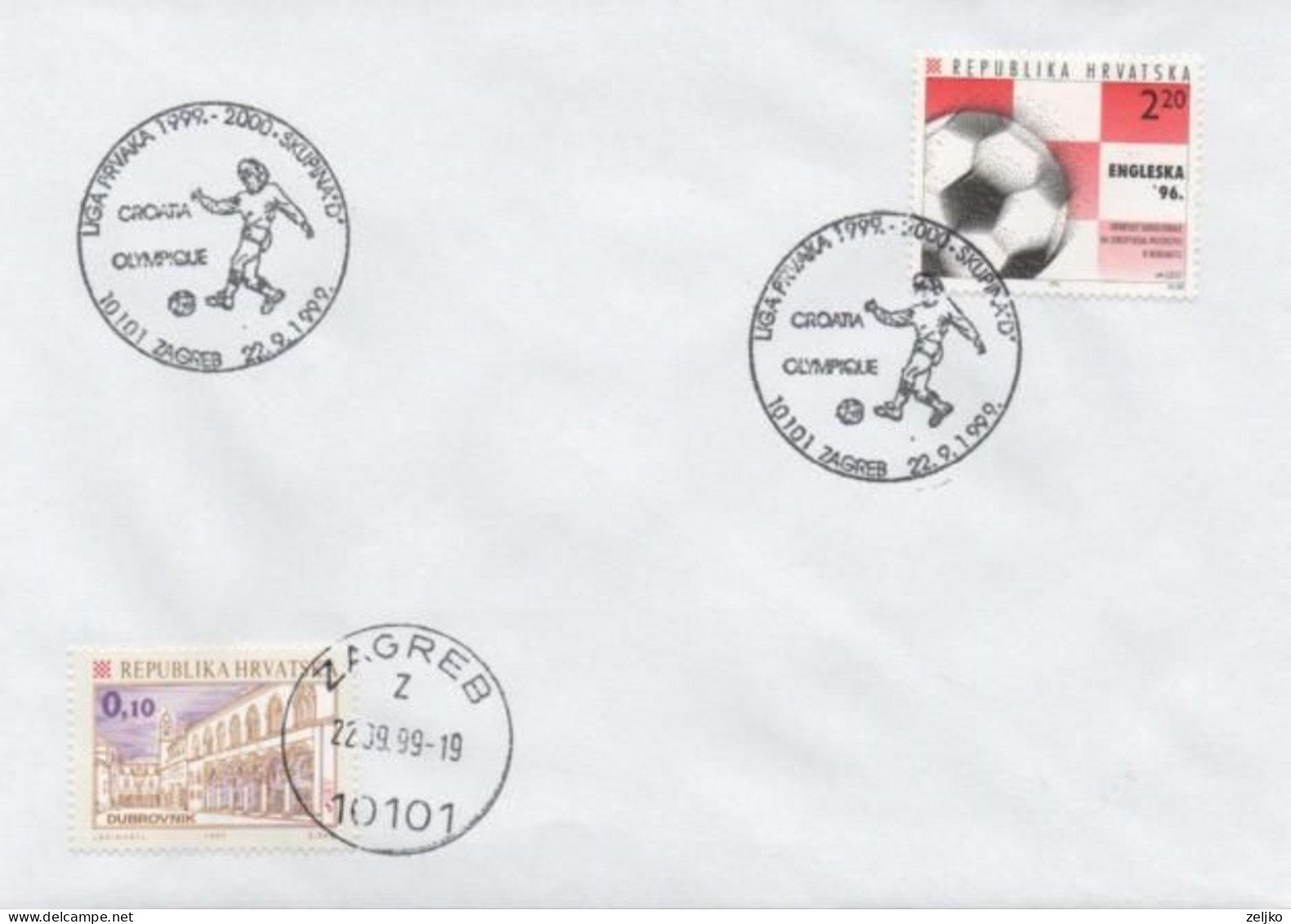 Croatia, Football, Champions League 1999 - 2000, Croatia - Olympique ( France ) - Clubs Mythiques