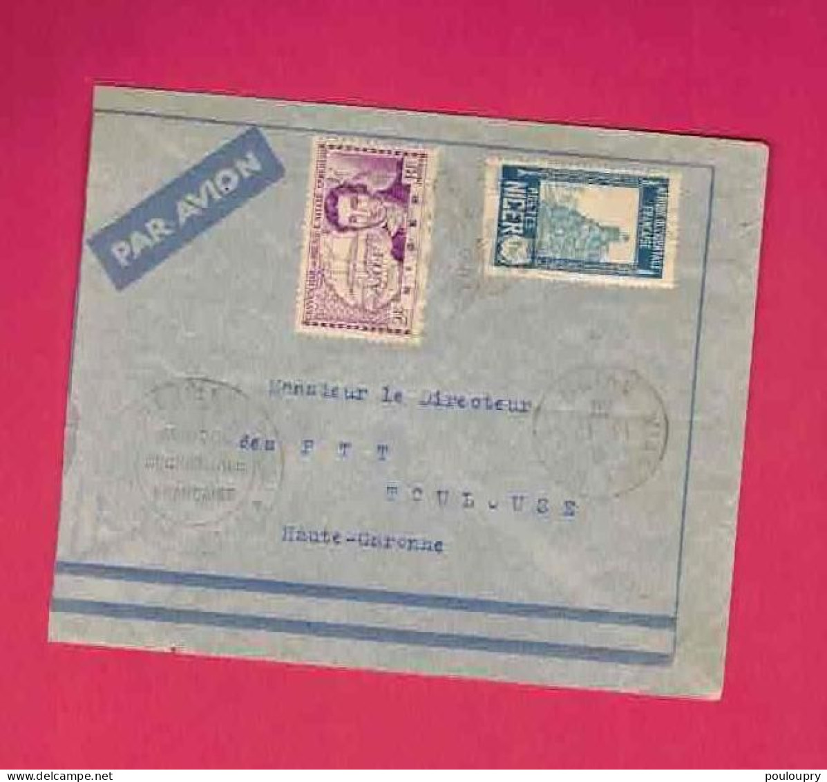 Lettre De 1940 Pour La France - YT N° 47 Et 65 - René Caillé - Briefe U. Dokumente