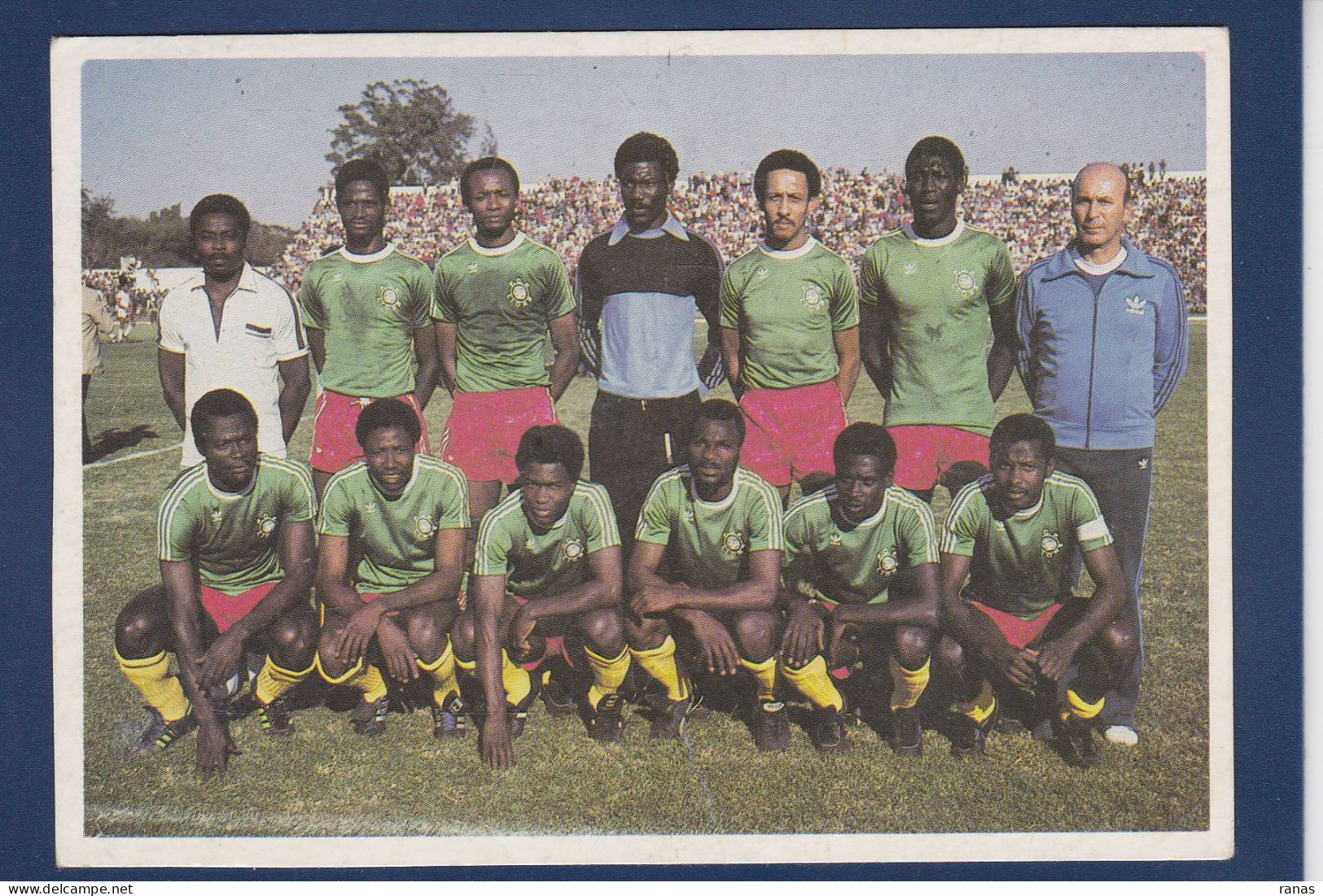 CPSM Football équipe Coupe Du Monde World Cup Année ? Non Circulée Cameroun - Calcio