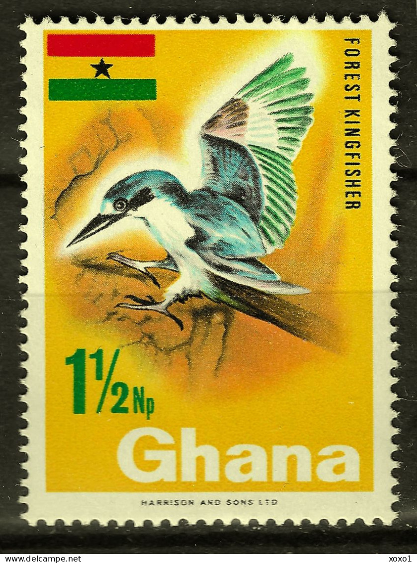 Ghana 1967 MiNr. 298  Birds  Woodland Kingfisher (Halcyon Senegalensis) 1v MNH** 1.50 € - Kuckucke & Turakos