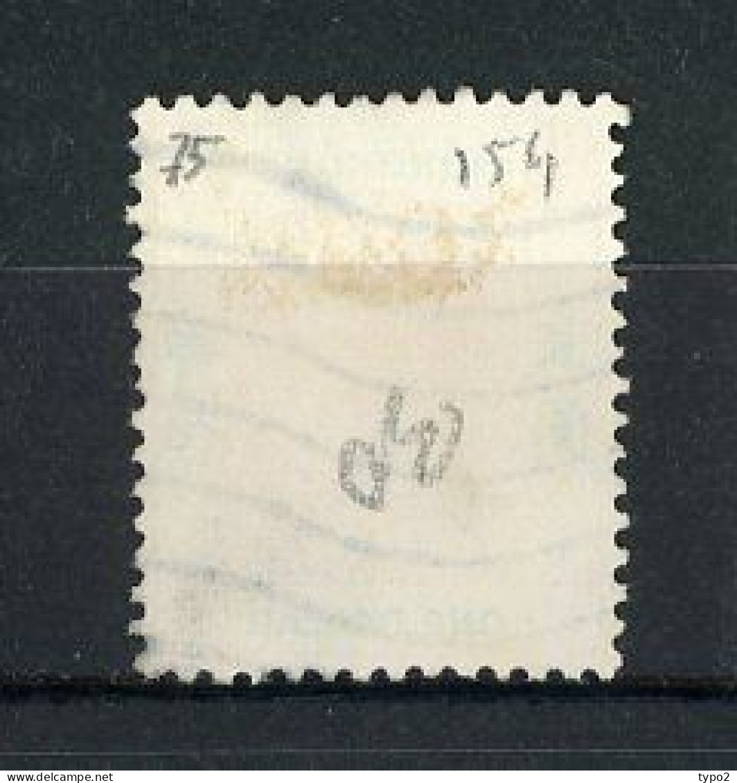 H-K  Yv. N° 154 SG N°156 (o) 1d Rouge-orange Et Vert George VI Cote 0,65 Euro BE  2 Scans - Gebraucht