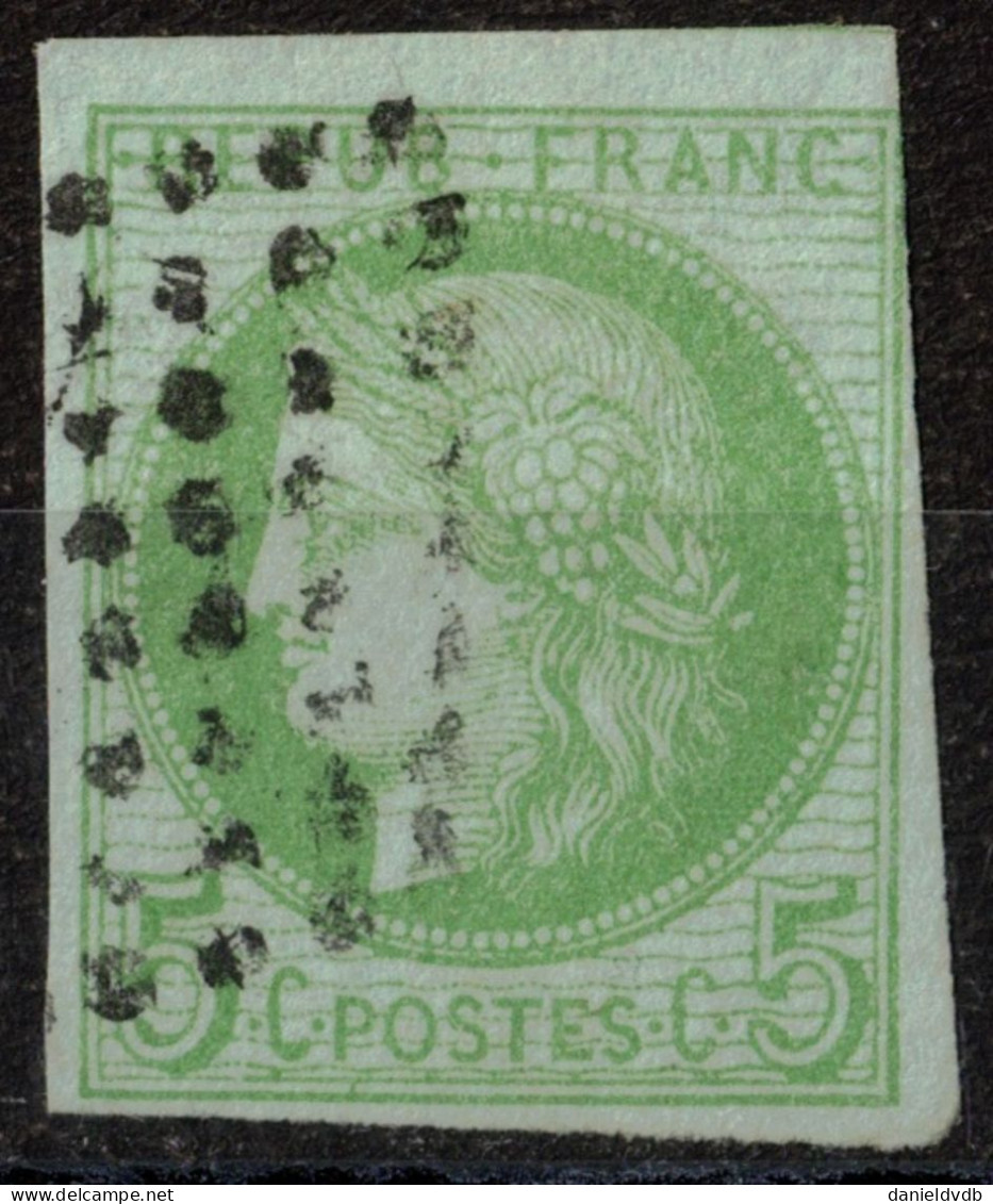 Colonies Françaises Générales 1872 N*17 Margé (cadre Effleuré Au NO) Obl. Losange Muet - Ceres