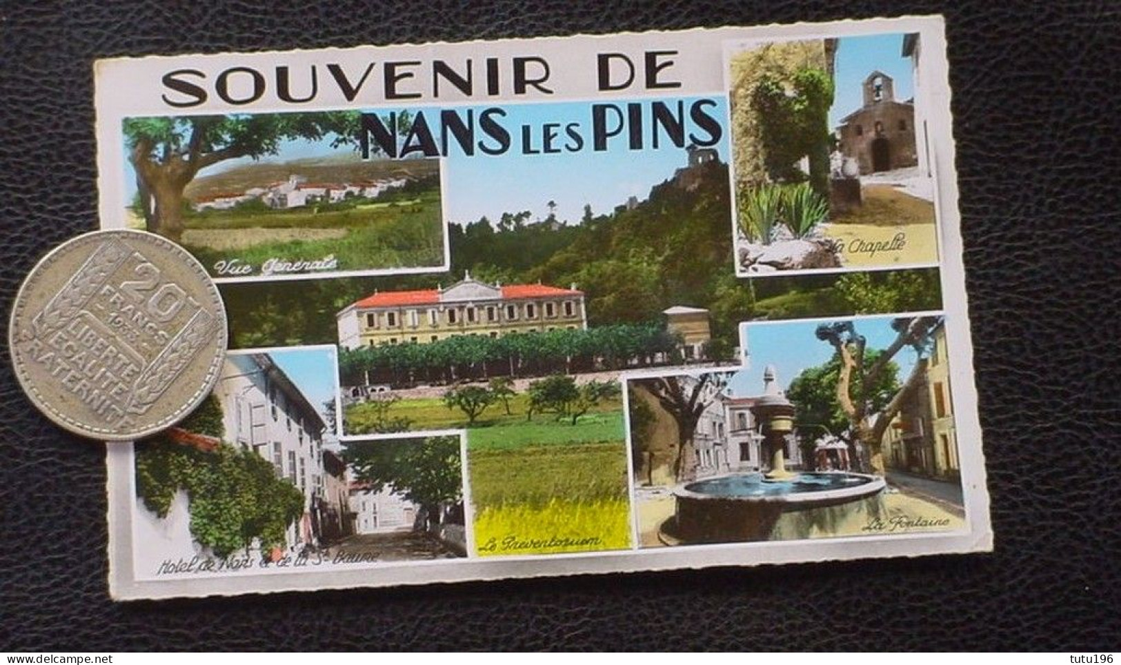 83 - NANS- LES- PINS - VUES - COLLECTION ROUQUET  TABACS NANS LES PINS - - Nans-les-Pins