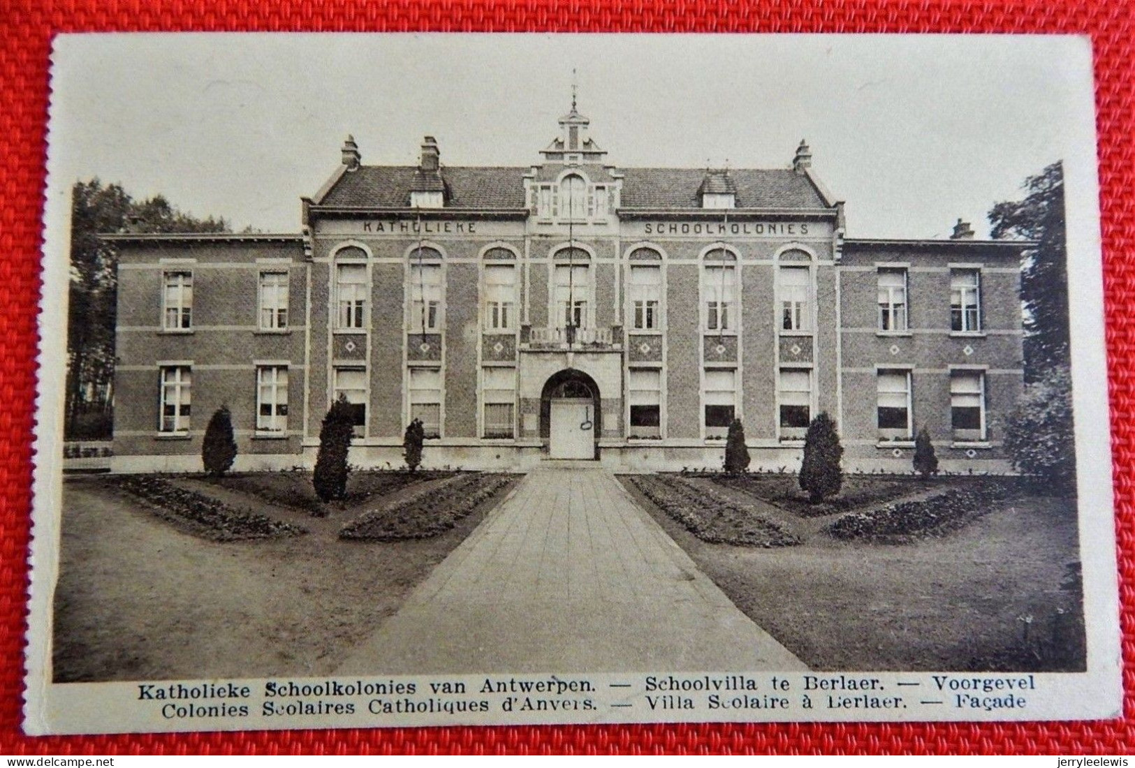 BERLAAR - BERLAER -  Katholieke Schoolkolonies Van Antwerpen - Schoolvilla Te Berlaer  - Voorgevel - Berlaar