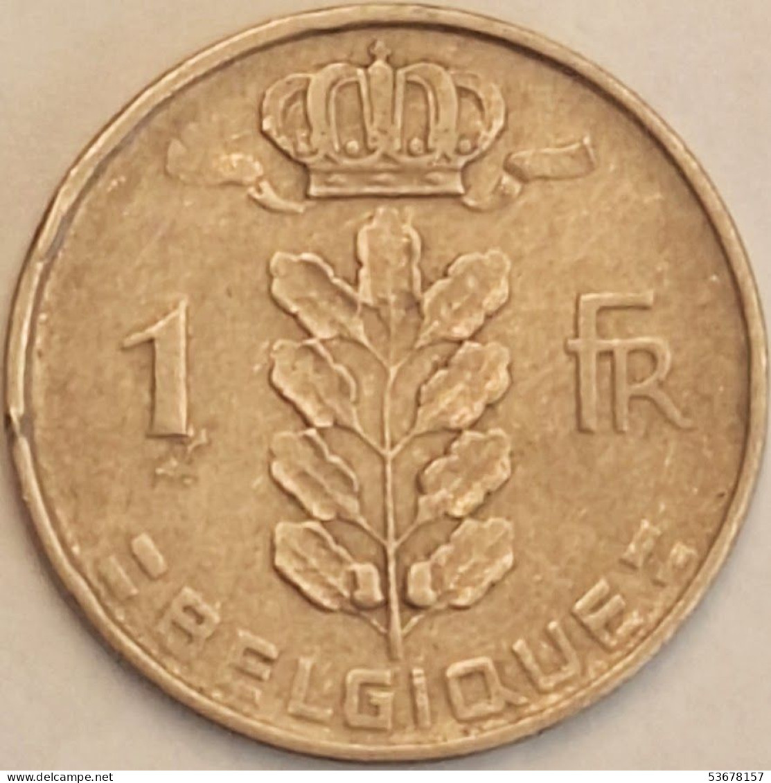 Belgium - Franc 1952, KM# 142.1 (#3106) - 1 Franc