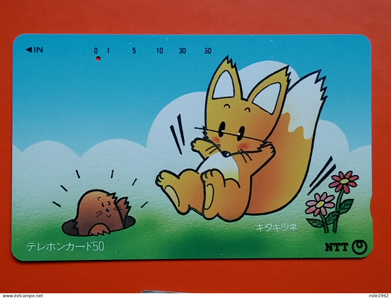 T-153 - JAPAN -JAPON, NIPON, TELECARD, PHONECARD, NTT JP 430-057, Fox Renard - Japon