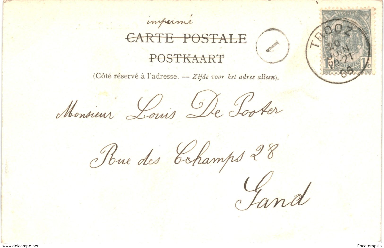 CPA Carte Postale Belgique  Trooz La Gare 1906 VM76067ok - Trooz