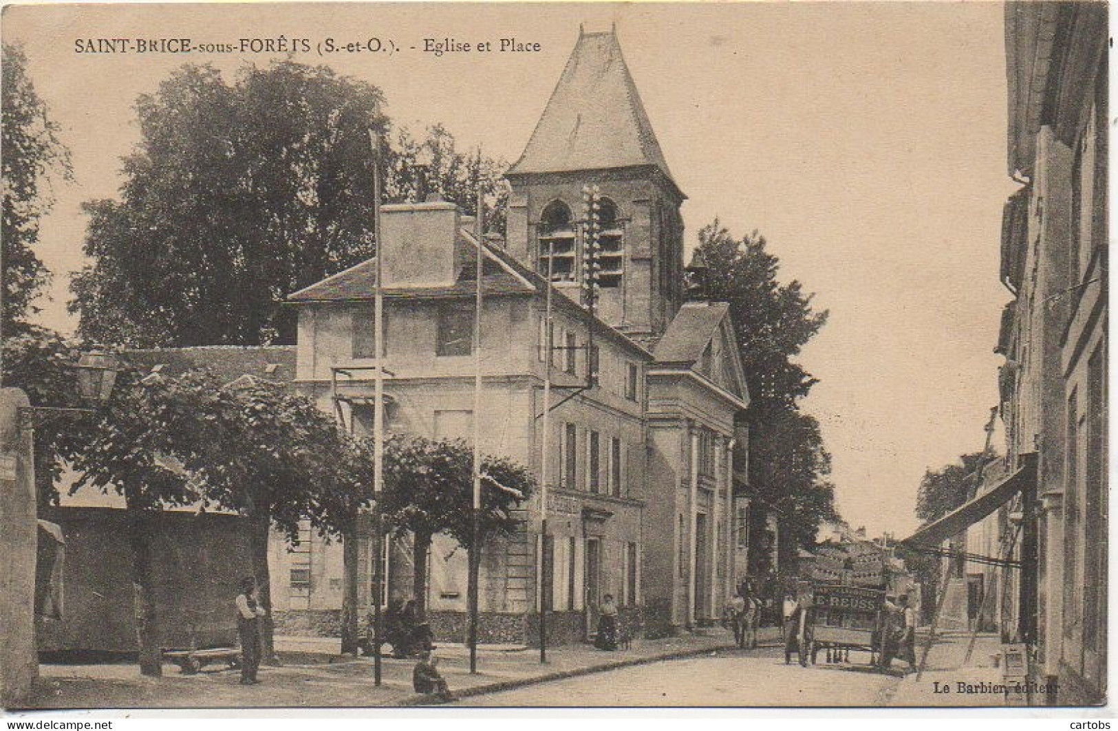 95 SAINT-BRICE-sous-FORÊTS  Eglise Et PLace - Saint-Brice-sous-Forêt