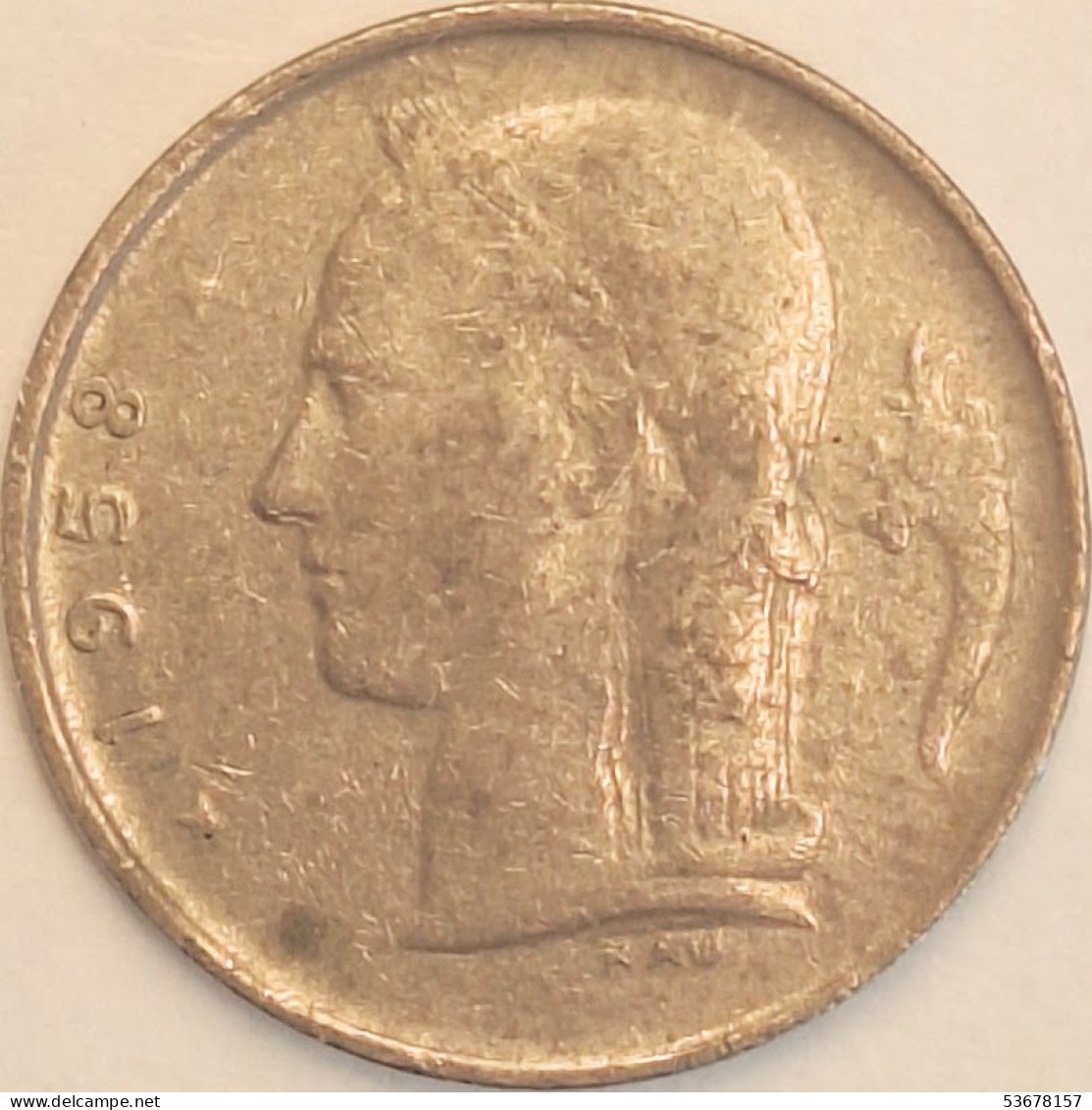 Belgium - Franc 1958, KM# 142.1 (#3107) - 1 Franc