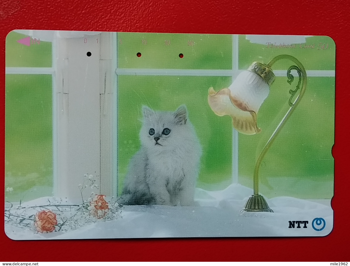 T-160 - JAPAN -JAPON, NIPON, TELECARD, PHONECARD, Animal, Cat, Chat, Katze NTT JP 331-343 - Japan