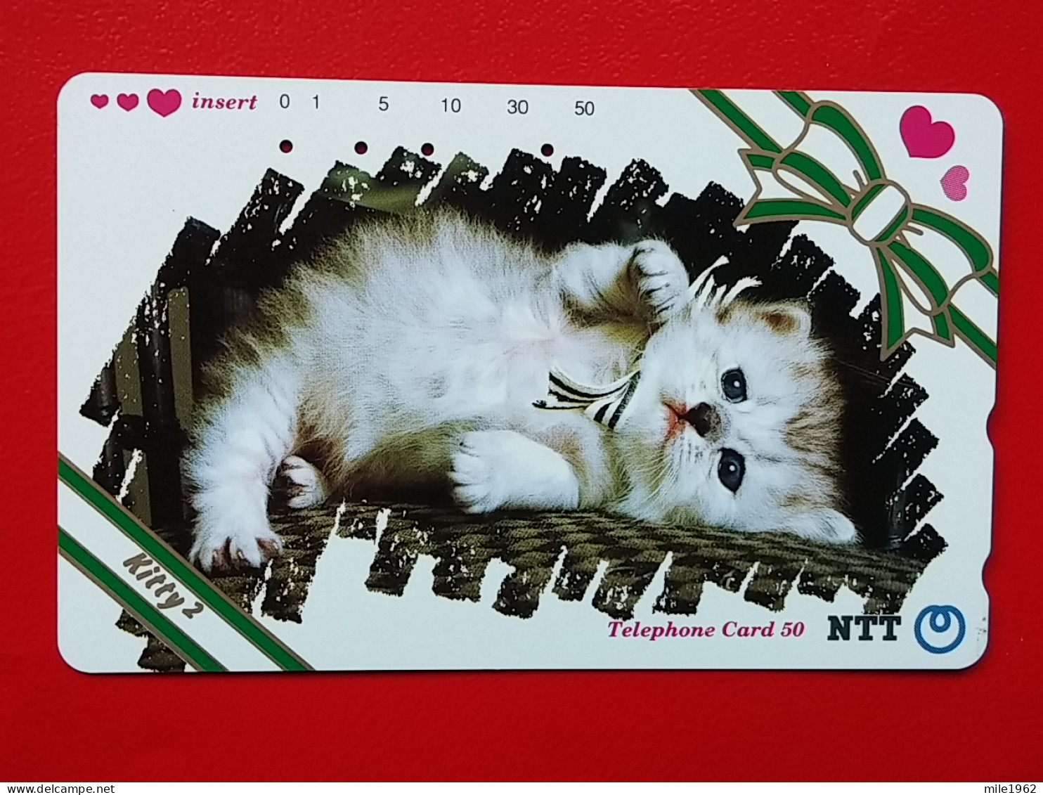 T-160 - JAPAN -JAPON, NIPON, TELECARD, PHONECARD, Animal, Cat, Chat, Katze NTT JP 291-139 - Japan