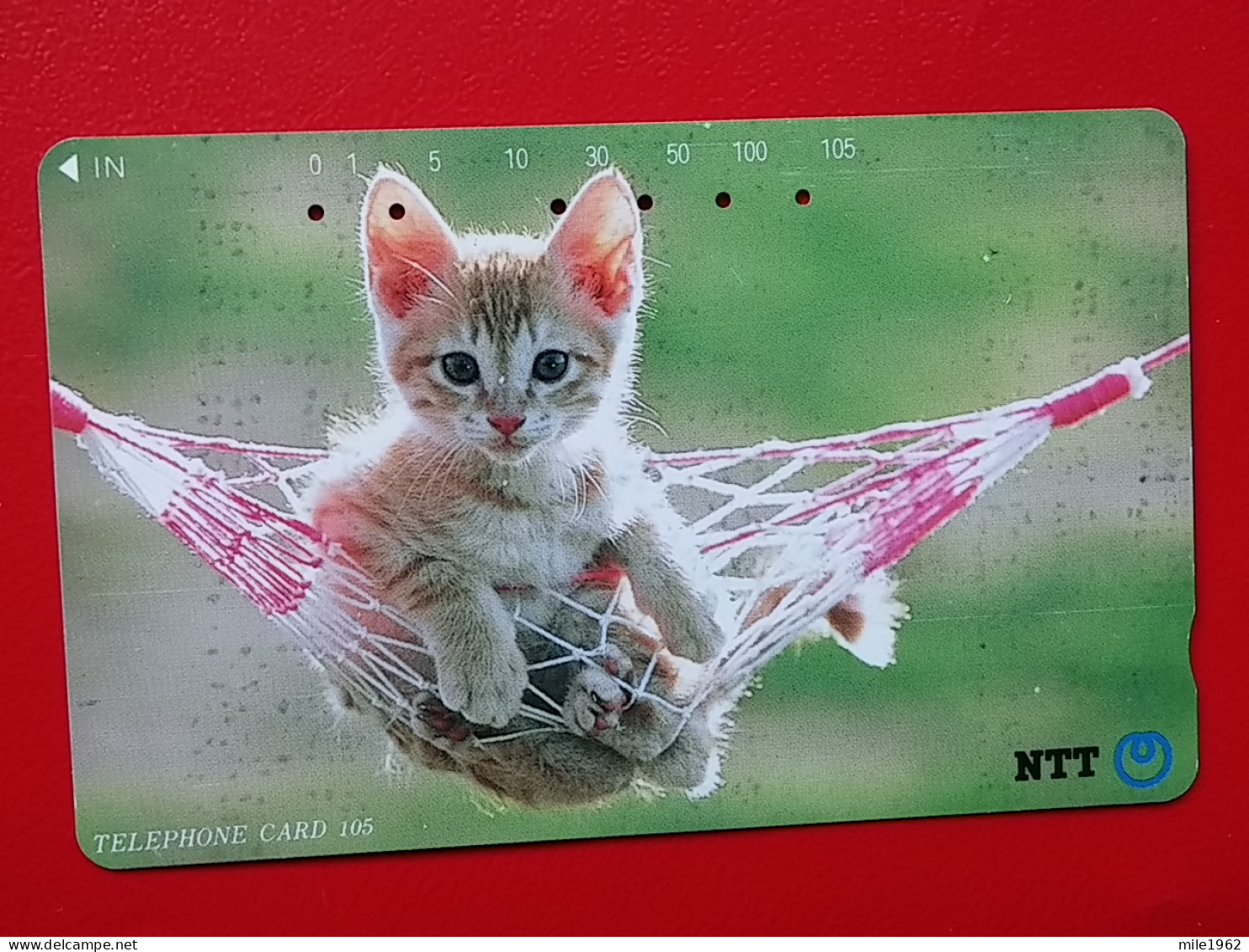 T-161 - JAPAN -JAPON, NIPON, TELECARD, PHONECARD, Animal, Cat, Chat, Katze NTT JP 331-227 - Japon