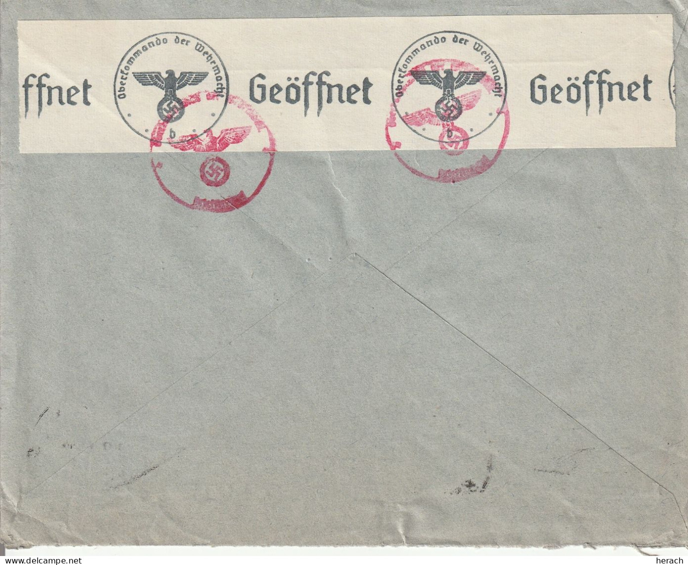 Norvège Lettre Censurée Stavanger Pour L'Allemagne 1940 - Covers & Documents