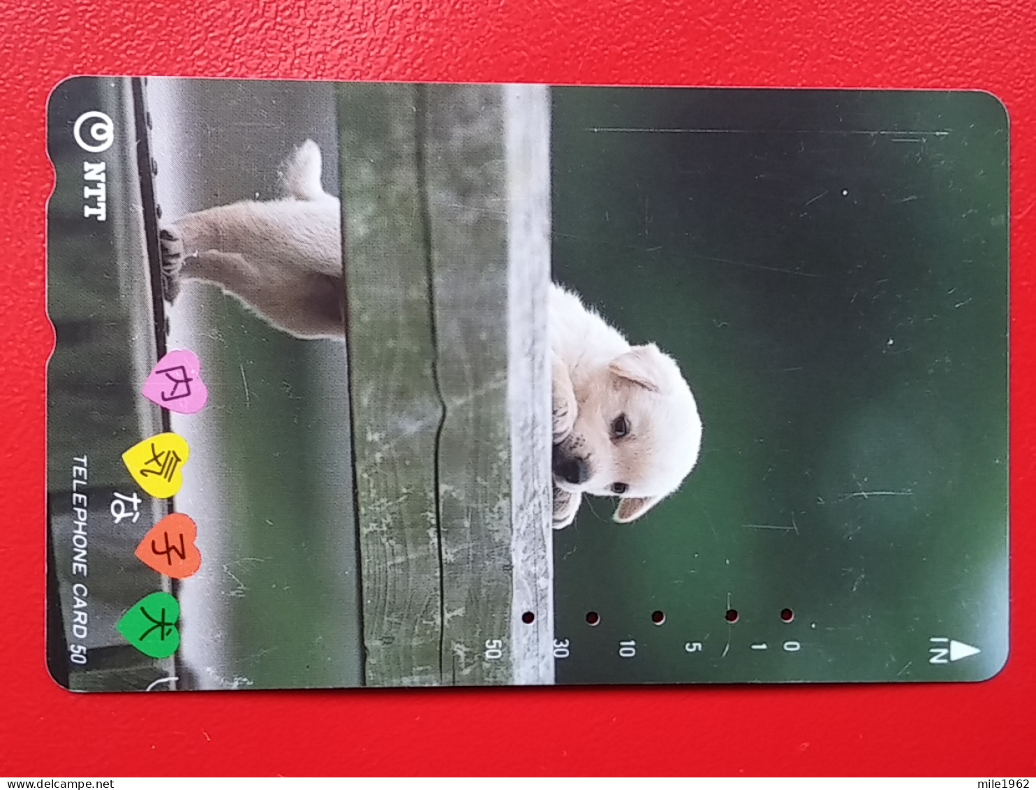 T-162 - JAPAN -JAPON, NIPON, TELECARD, PHONECARD, Animal, Dog, Chien, Hund NTT JP 271-140 - Japon