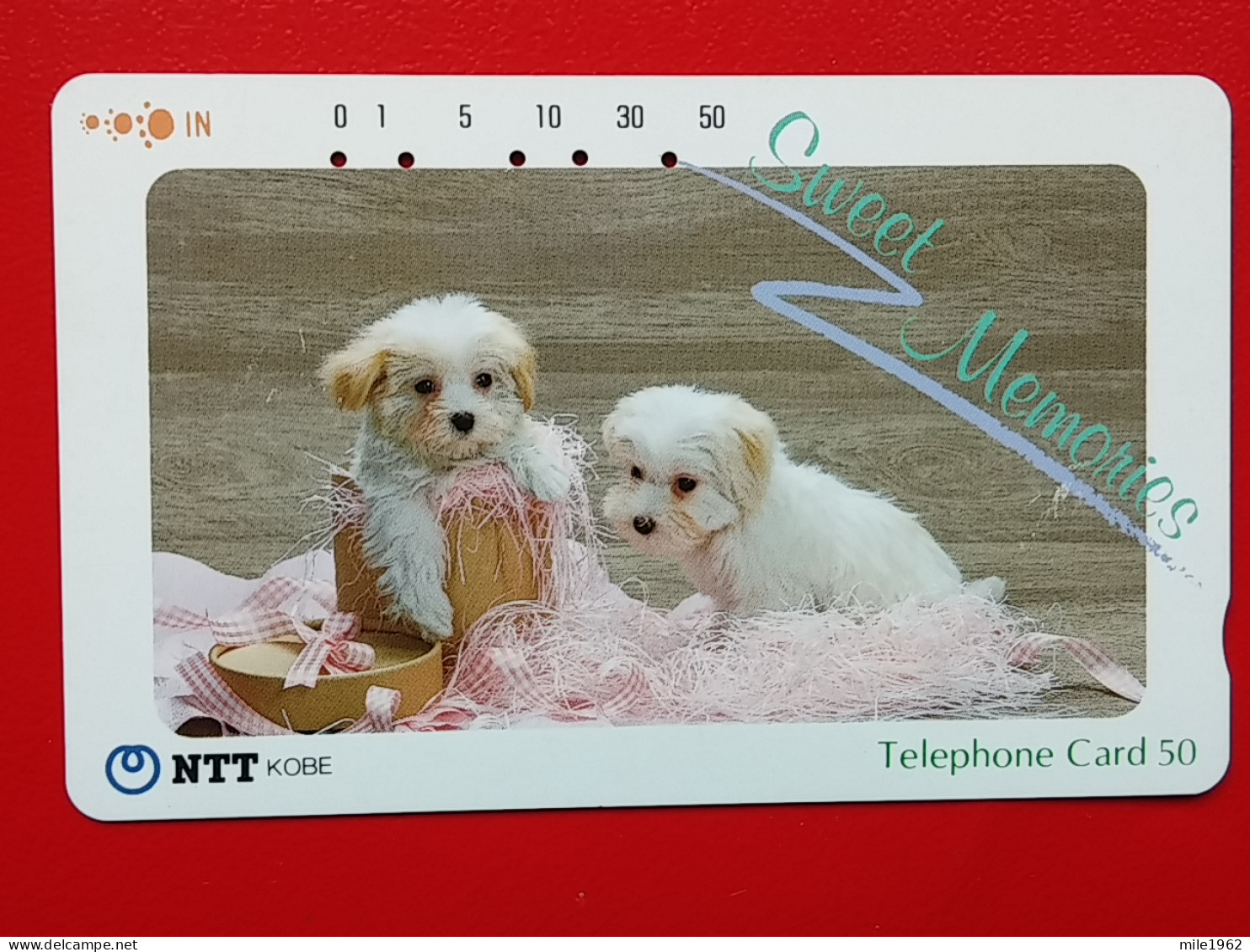 T-162 - JAPAN -JAPON, NIPON, TELECARD, PHONECARD, Animal, Dog, Chien, Hund NTT JP 330-246 - Japon