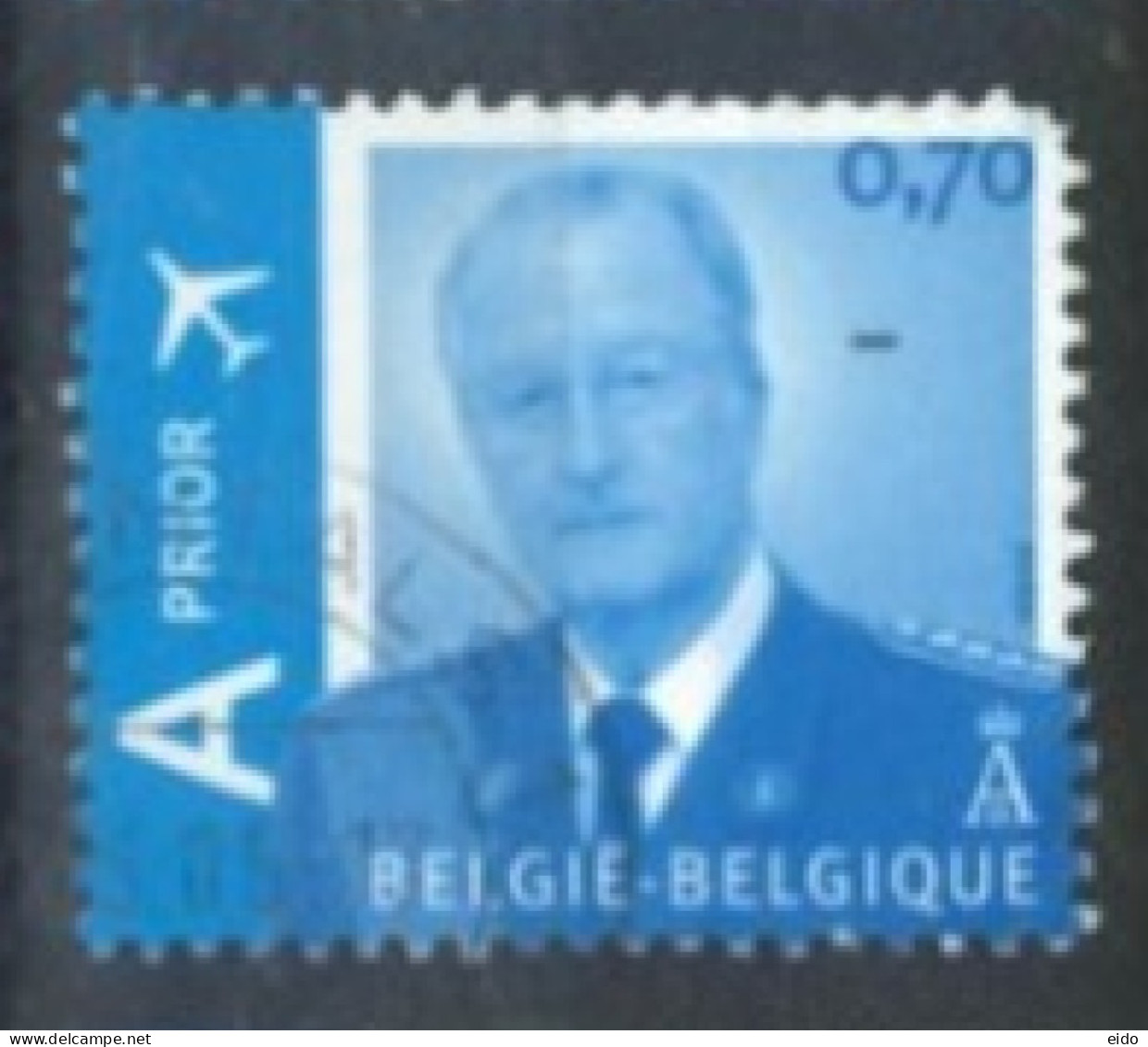 BELGIUM  -  KING ALBERT II STAMP, USED. - Oblitérés