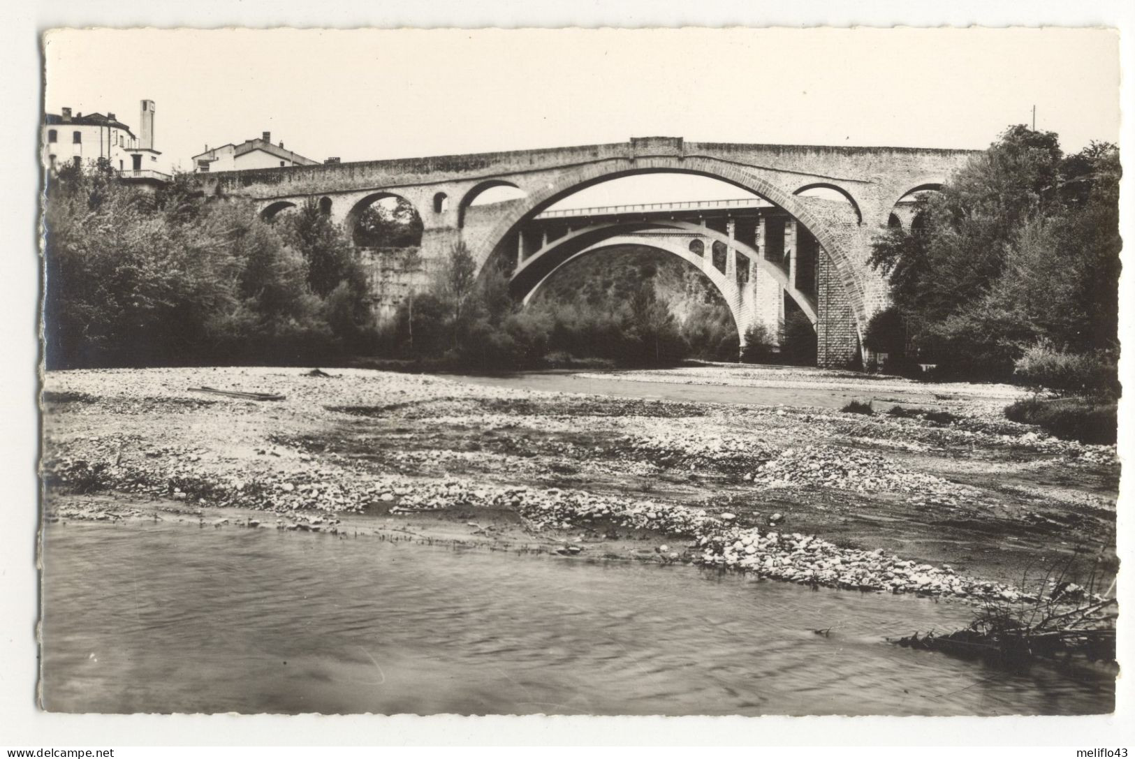 66/CPSM - Céret - Les Trois Ponts - Route D'Amélie Les BAins - Ceret