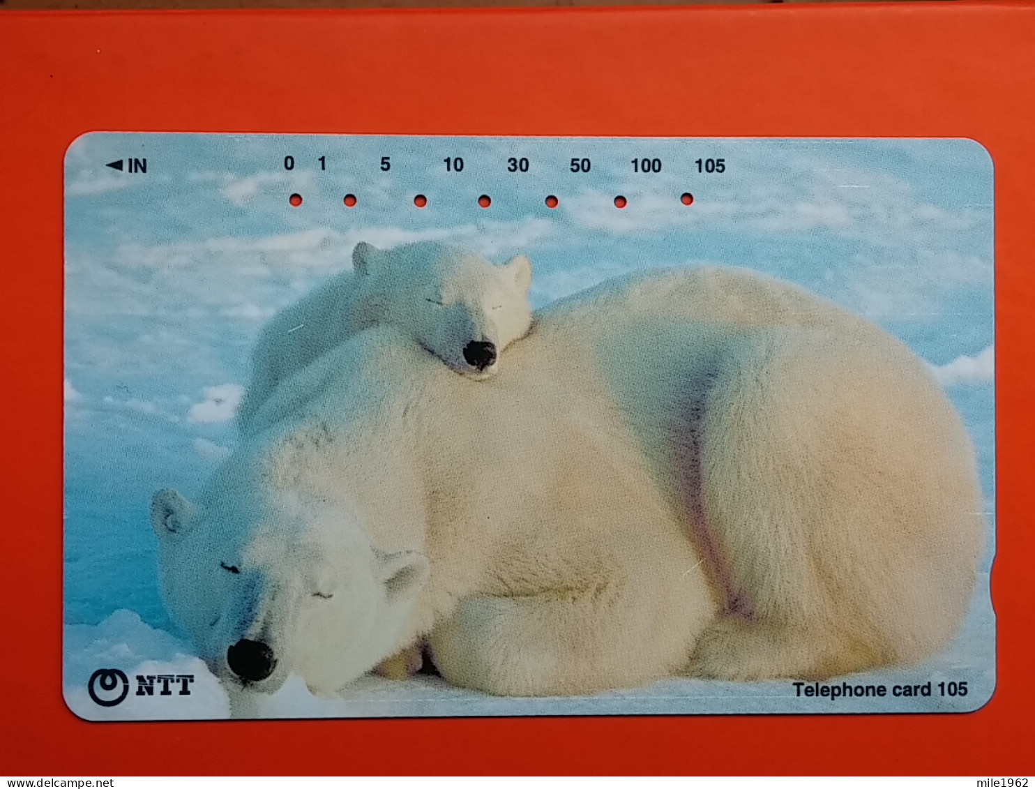 T-165 - JAPAN -JAPON, NIPON, TELECARD, PHONECARD, Animal,  NTT JP 231-401, Bear, Ours - Japon