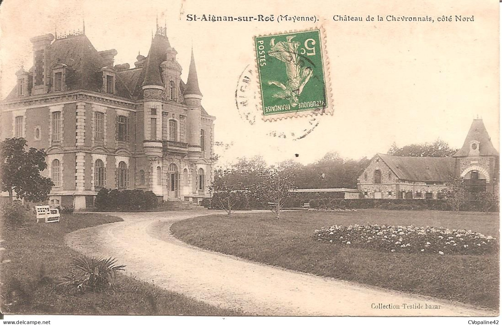 ST-AIGNAN-SUR-ROË (53) Château De La Chevronnais , Côté Nord - Saint Aignan Sur Rö