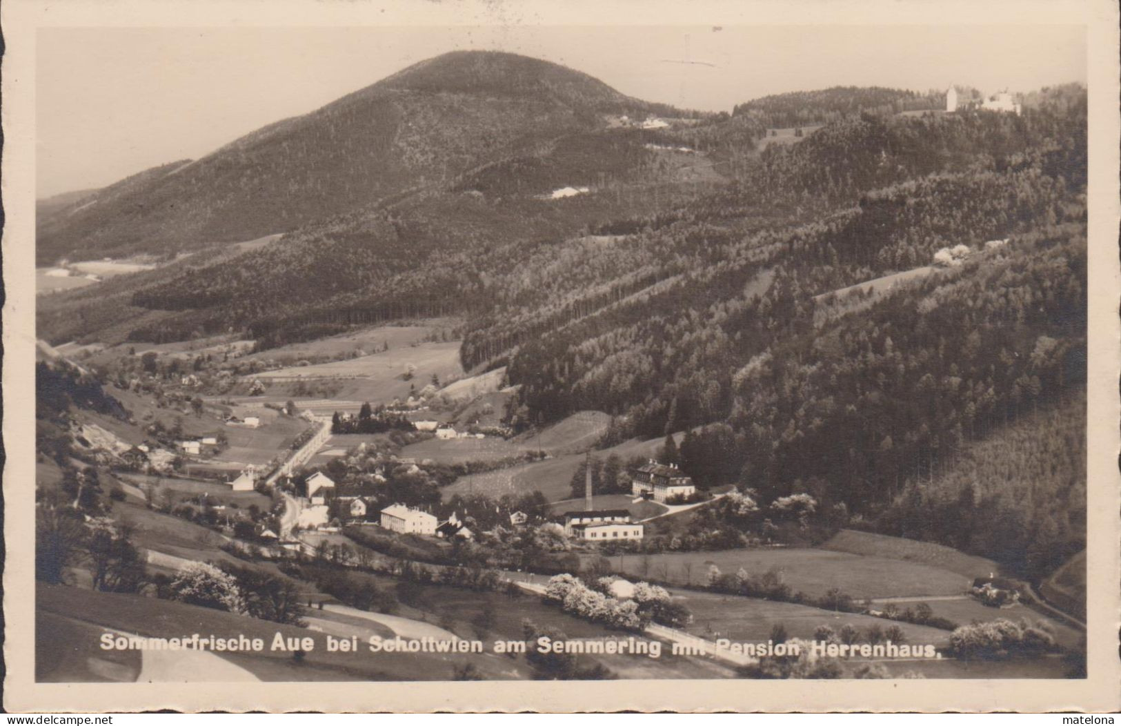 AUTRICHE BASSE AUTRICHE SOMMERFRISCHE AUE BEI SCHOTTWIEN  AM SEMMERING MIT PENSION HERRENHAUS - Neunkirchen